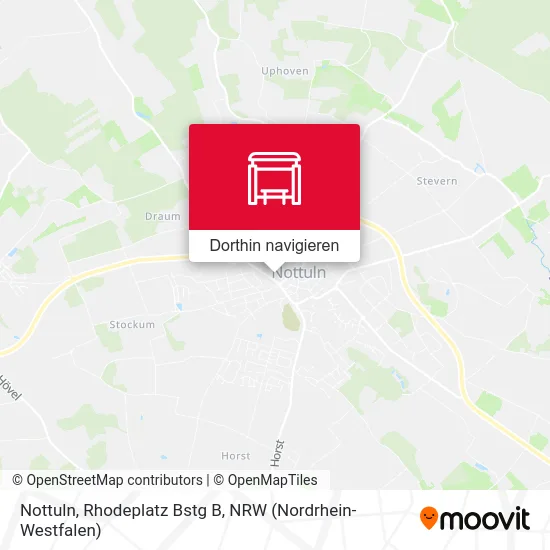 Nottuln, Rhodeplatz Bstg B Karte