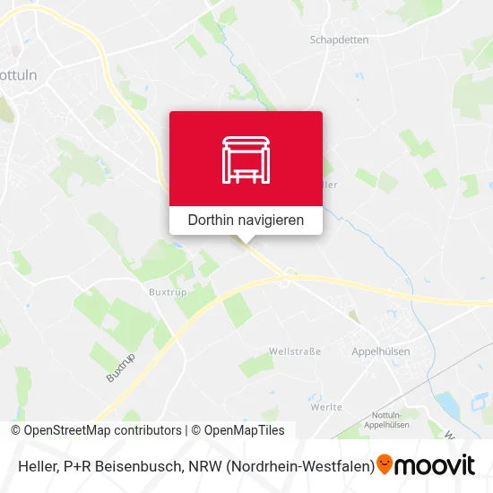Heller, P+R Beisenbusch Karte