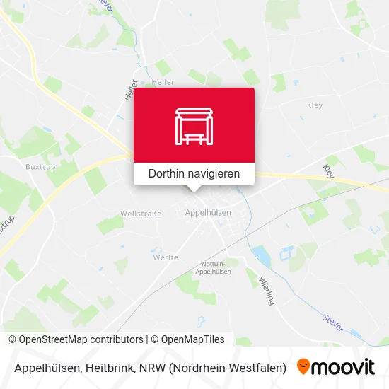 Appelhülsen, Heitbrink Karte