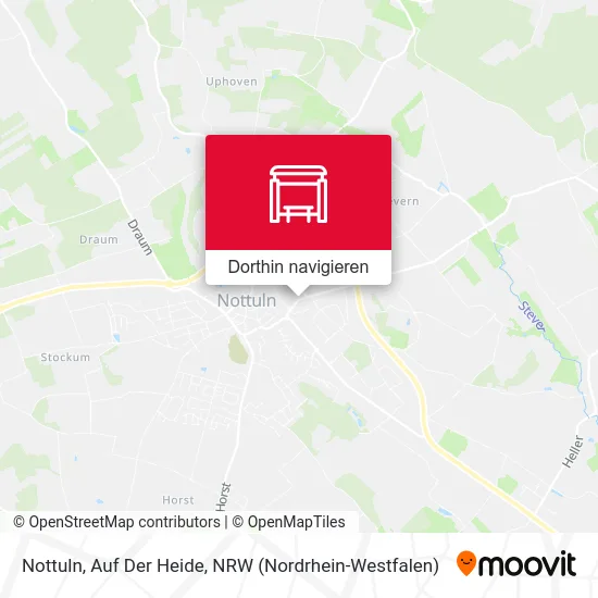 Nottuln, Auf Der Heide Karte