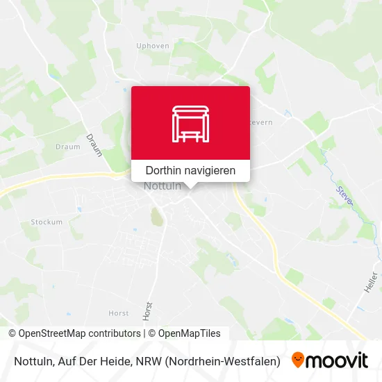 Nottuln, Auf Der Heide Karte