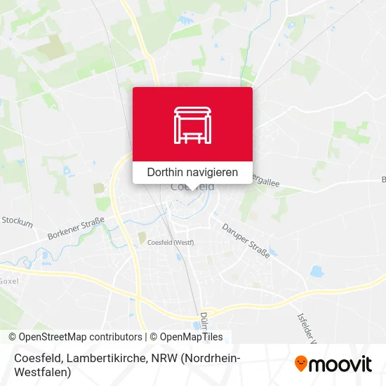 Coesfeld, Lambertikirche Karte