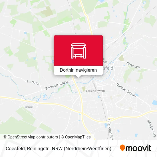 Coesfeld, Reiningstr. Karte