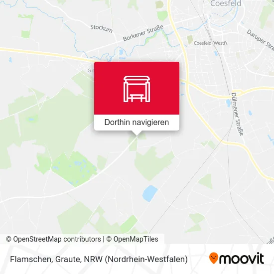 Flamschen, Graute Karte