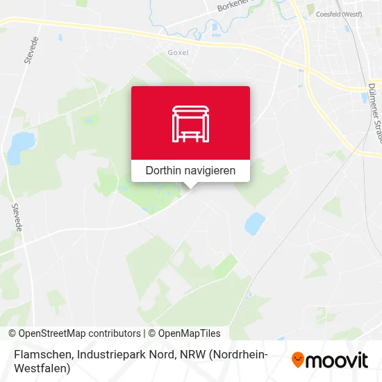 Flamschen, Industriepark Nord Karte