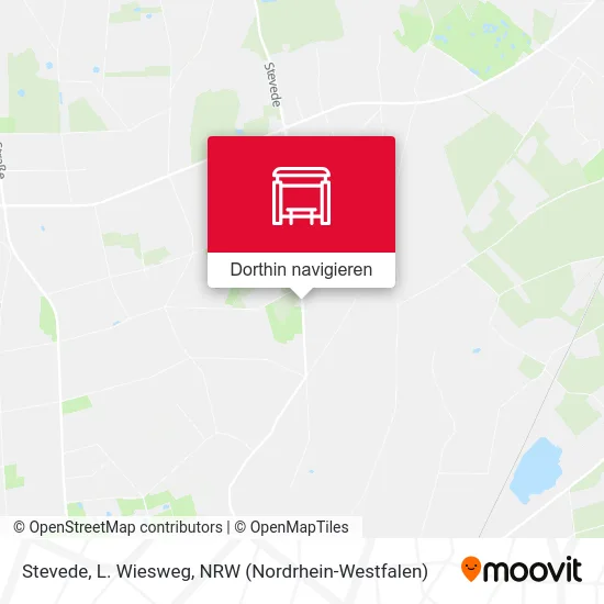 Stevede, L. Wiesweg Karte