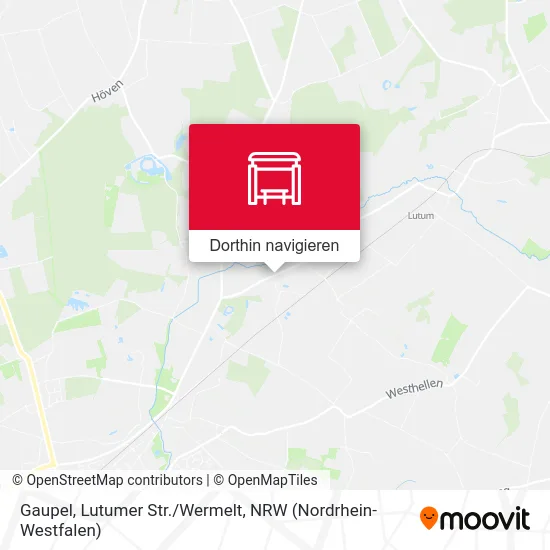 Gaupel, Lutumer Str./Wermelt Karte