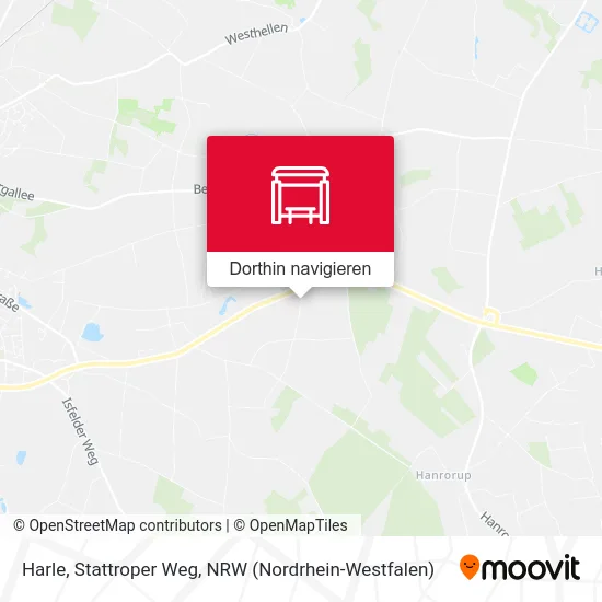 Harle, Stattroper Weg Karte