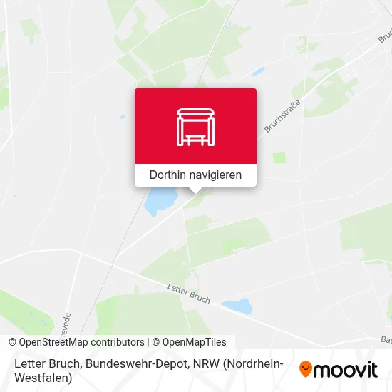Letter Bruch, Bundeswehr-Depot Karte
