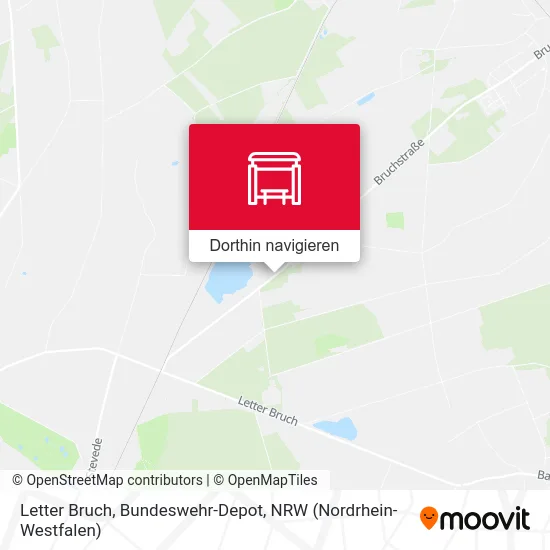 Letter Bruch, Bundeswehr-Depot Karte