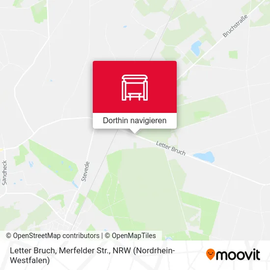 Letter Bruch, Merfelder Str. Karte