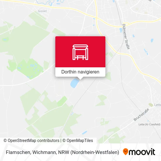 Flamschen, Wichmann Karte