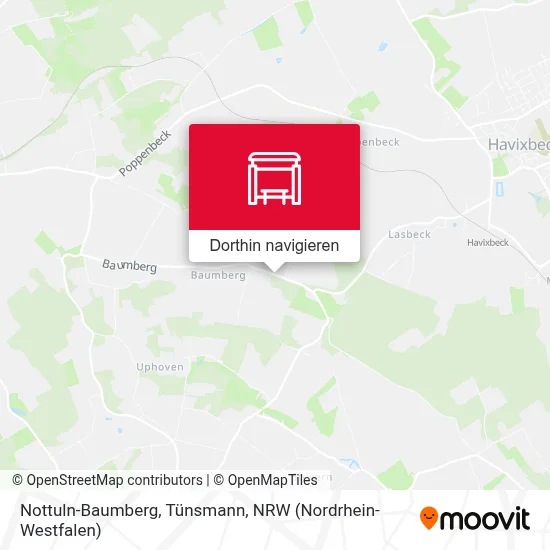 Nottuln-Baumberg, Tünsmann Karte