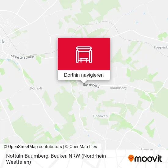 Nottuln-Baumberg, Beuker Karte