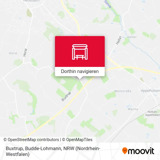 Buxtrup, Budde-Lohmann Karte