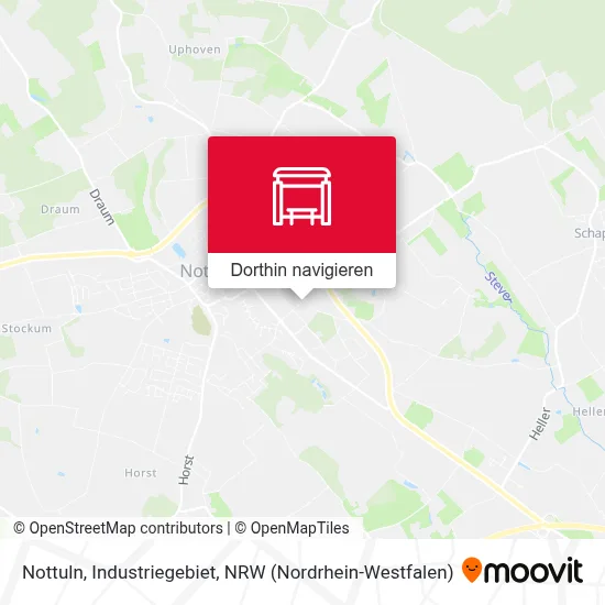 Nottuln, Industriegebiet Karte