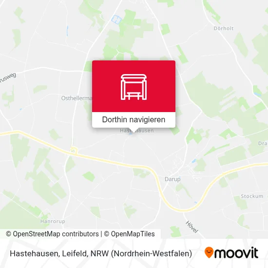 Hastehausen, Leifeld Karte