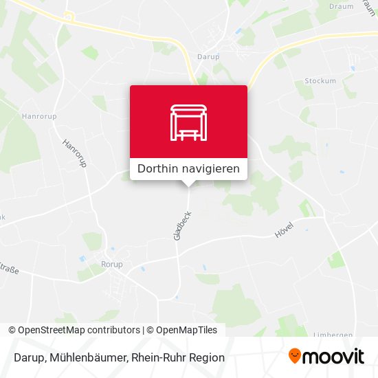 Darup, Mühlenbäumer Karte