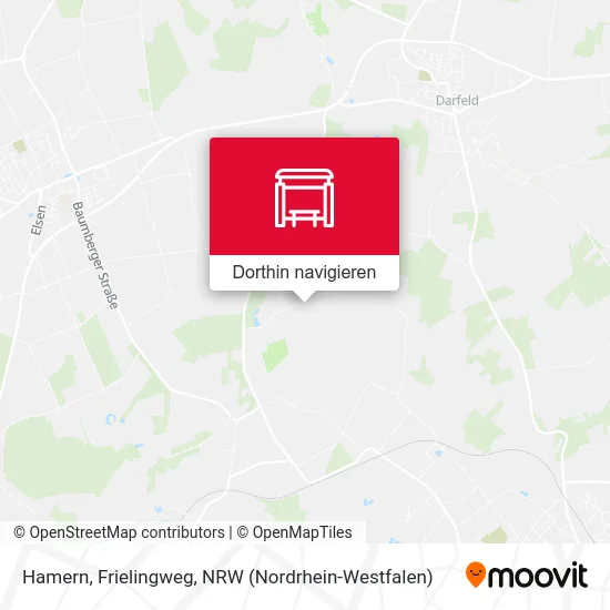 Hamern, Frielingweg Karte