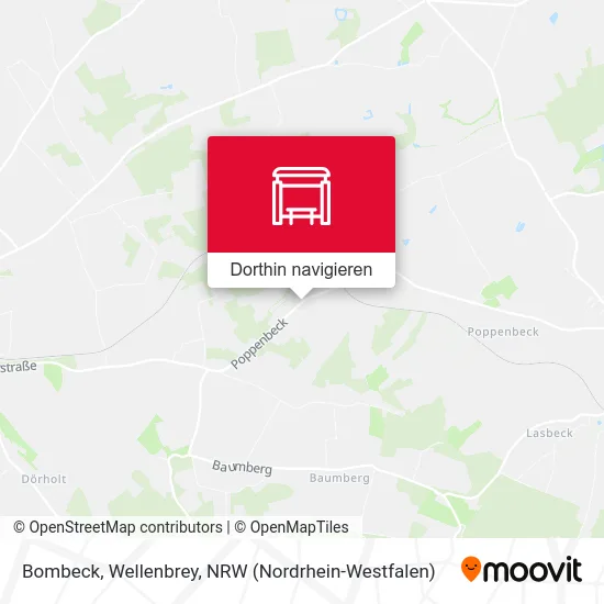 Bombeck, Wellenbrey Karte