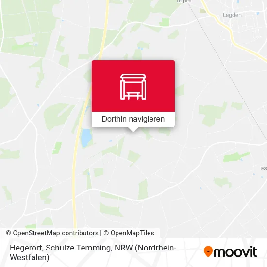 Hegerort, Schulze Temming Karte