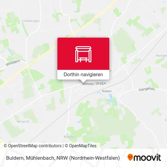 Buldern, Mühlenbach Karte