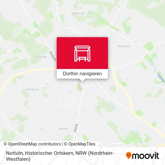 Nottuln, Historischer Ortskern Karte