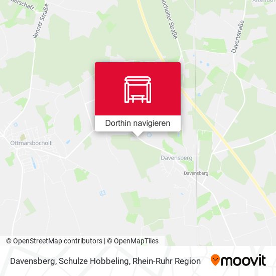 Davensberg, Schulze Hobbeling Karte