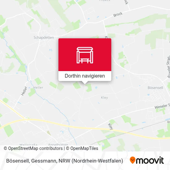 Bösensell, Gessmann Karte