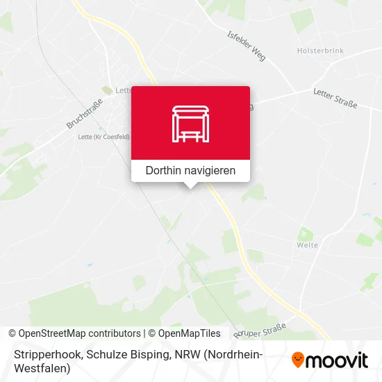 Stripperhook, Schulze Bisping Karte