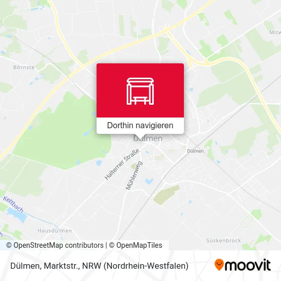 Dülmen, Marktstr. Karte