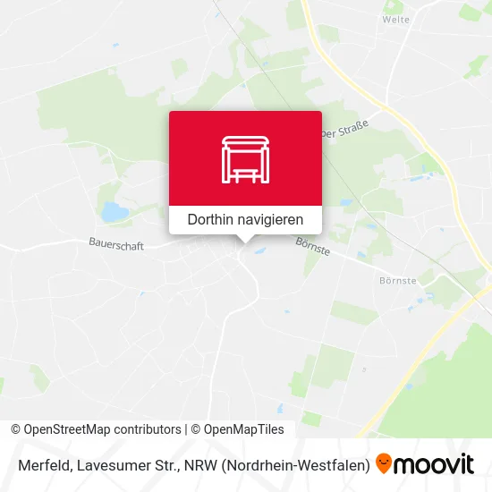 Merfeld, Lavesumer Str. Karte