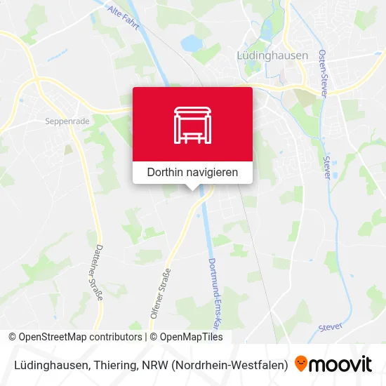 Lüdinghausen, Thiering Karte