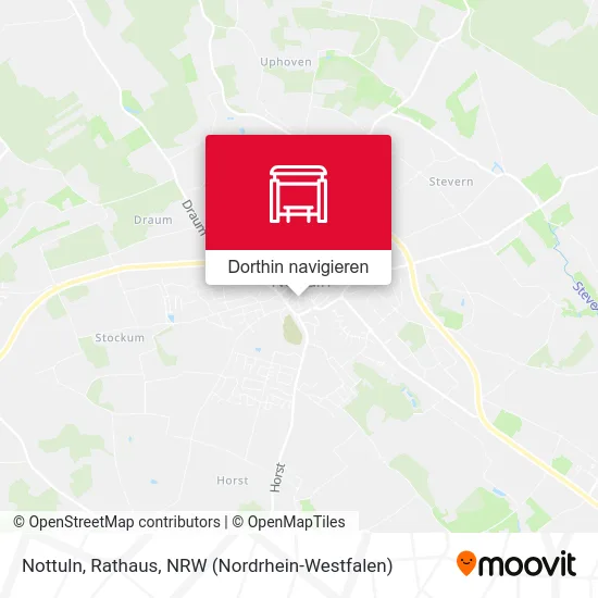 Nottuln, Rathaus Karte