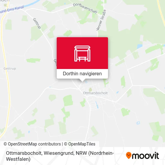 Ottmarsbocholt, Wiesengrund Karte