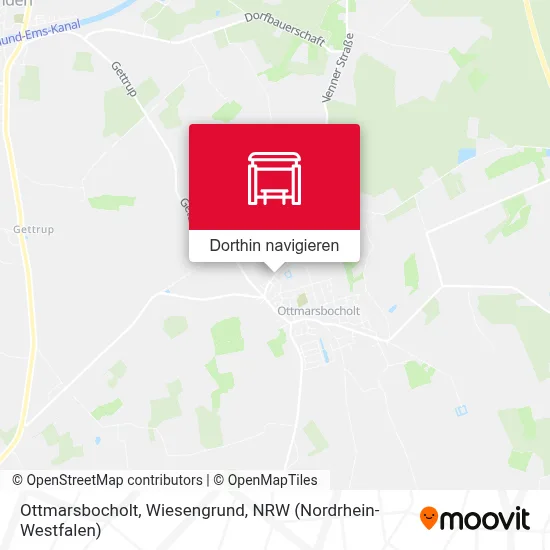 Ottmarsbocholt, Wiesengrund Karte