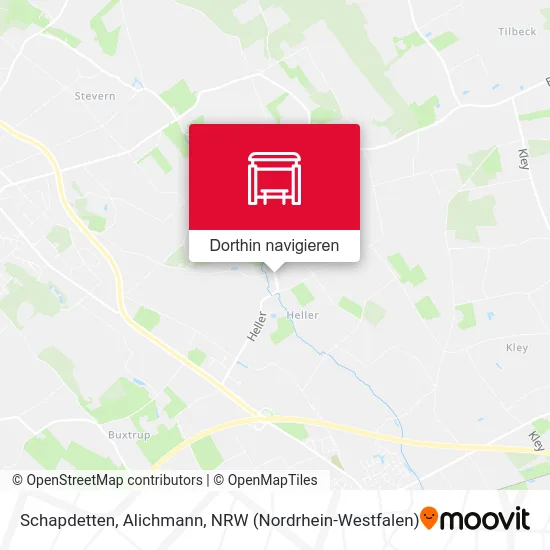 Schapdetten, Alichmann Karte