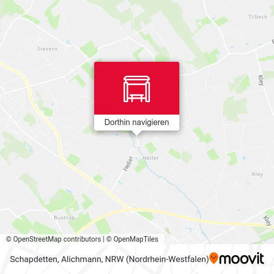 Schapdetten, Alichmann Karte