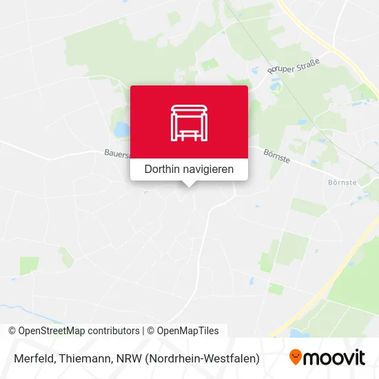 Merfeld, Thiemann Karte