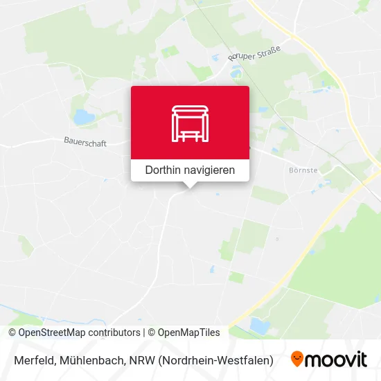 Merfeld, Mühlenbach Karte