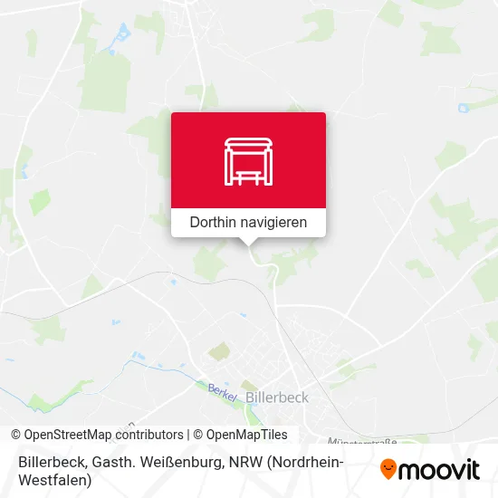 Billerbeck, Gasth. Weißenburg Karte