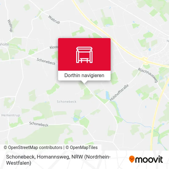 Schonebeck, Homannsweg Karte