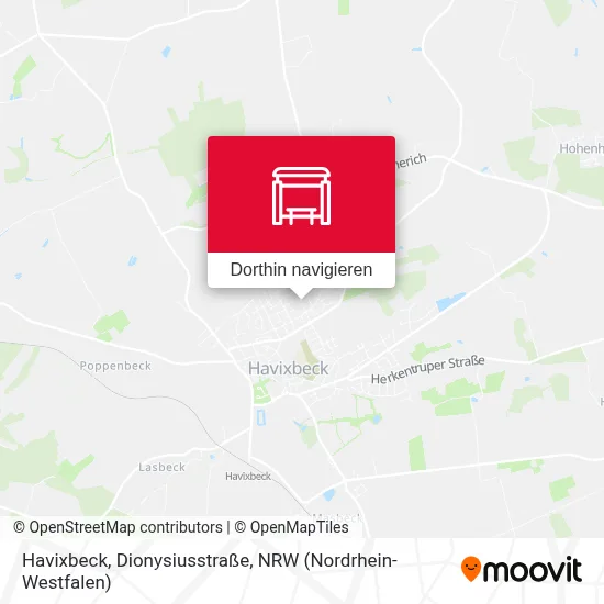 Havixbeck, Dionysiusstraße Karte