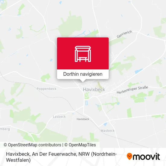Havixbeck, An Der Feuerwache Karte