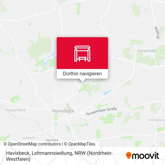 Havixbeck, Lohmannsiedlung Karte