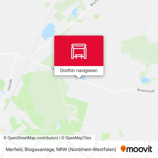 Merfeld, Biogasanlage Karte
