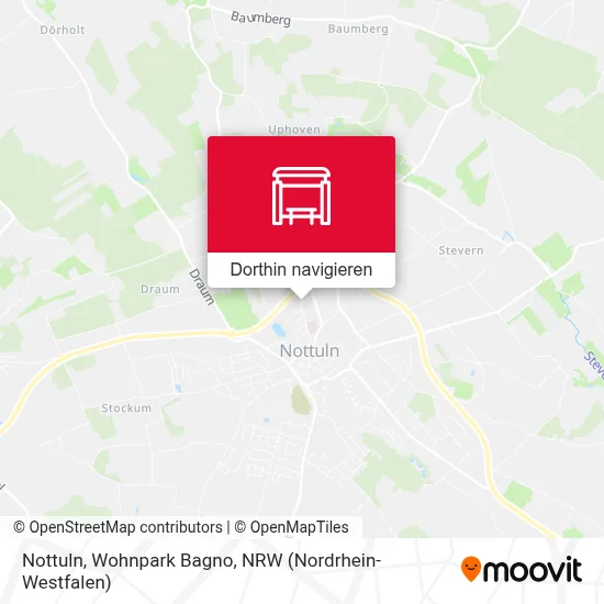 Nottuln, Wohnpark Bagno Karte