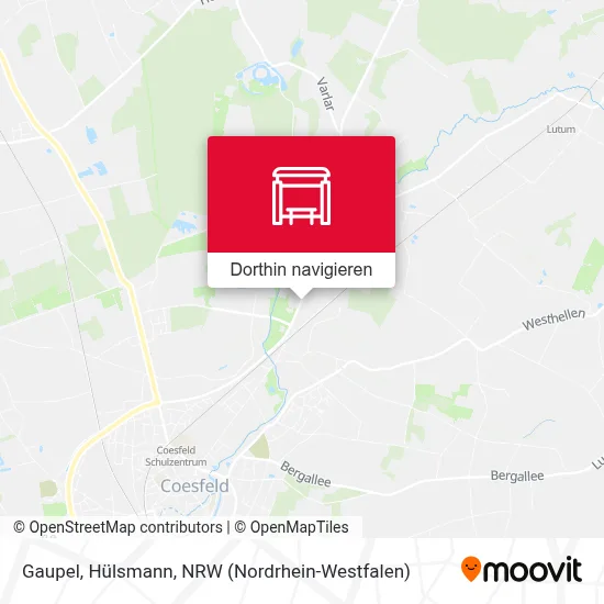 Gaupel, Hülsmann Karte