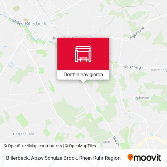 Billerbeck, Abzw.Schulze Brock Karte