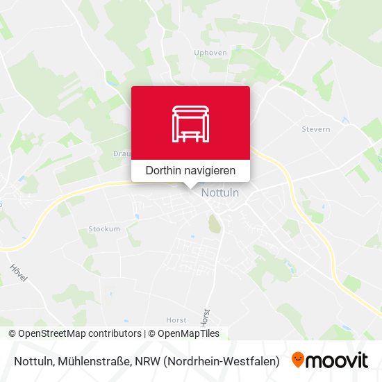 Nottuln, Mühlenstraße Karte